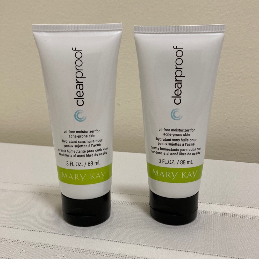 Mary Kay Oil Free Moisturizer Acne Prone Skin 3 fl oz   New Lot of 2
